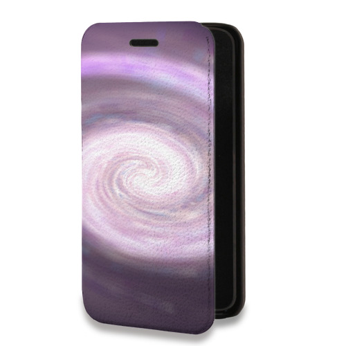 Дизайнерский горизонтальный чехол-книжка для Iphone 7 Plus / 8 Plus Галактика