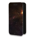 Дизайнерский горизонтальный чехол-книжка для Samsung Galaxy S20 FE Галактика