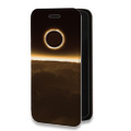 Дизайнерский горизонтальный чехол-книжка для Nokia 1.4 Затмение