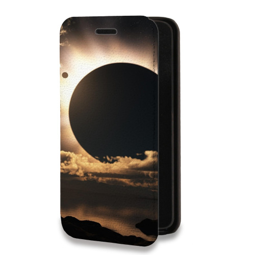 Дизайнерский горизонтальный чехол-книжка для Huawei P Smart (2021) Затмение