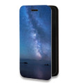Дизайнерский горизонтальный чехол-книжка для Samsung Galaxy A50 Звезды