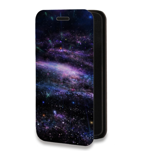 Дизайнерский горизонтальный чехол-книжка для Samsung Galaxy S10 Lite Звезды