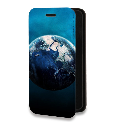 Дизайнерский горизонтальный чехол-книжка для Iphone 11 Земля