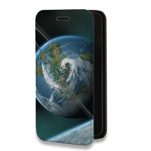 Дизайнерский горизонтальный чехол-книжка для Huawei Honor 8X Max Земля