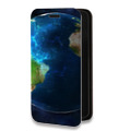 Дизайнерский горизонтальный чехол-книжка для Iphone 14 Pro Max Земля