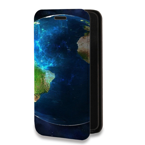 Дизайнерский горизонтальный чехол-книжка для Xiaomi Mi5C Земля