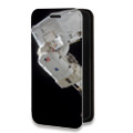 Дизайнерский горизонтальный чехол-книжка для Realme 6 Pro Космонавт