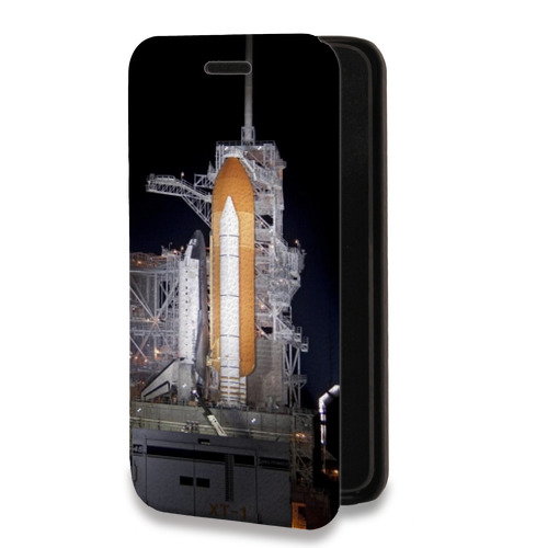 Дизайнерский горизонтальный чехол-книжка для OnePlus 8T Космодром