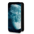 Дизайнерский горизонтальный чехол-книжка для Iphone 14 Pro Max Луна