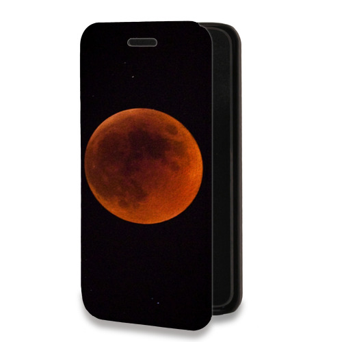 Дизайнерский горизонтальный чехол-книжка для Realme 7 Pro Луна