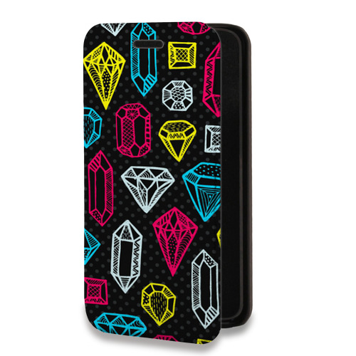 Дизайнерский горизонтальный чехол-книжка для Xiaomi Mi 11 Яркие алмазы