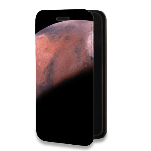 Дизайнерский горизонтальный чехол-книжка для Microsoft Lumia 640 XL Марс