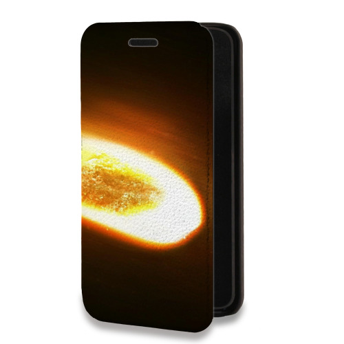 Дизайнерский горизонтальный чехол-книжка для Iphone 7 Астероид