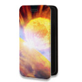 Дизайнерский горизонтальный чехол-книжка для Samsung Galaxy A50 Астероид
