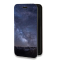 Дизайнерский горизонтальный чехол-книжка для Samsung Galaxy S10 Млечный путь
