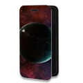 Дизайнерский горизонтальный чехол-книжка для Samsung Galaxy A50 Планеты