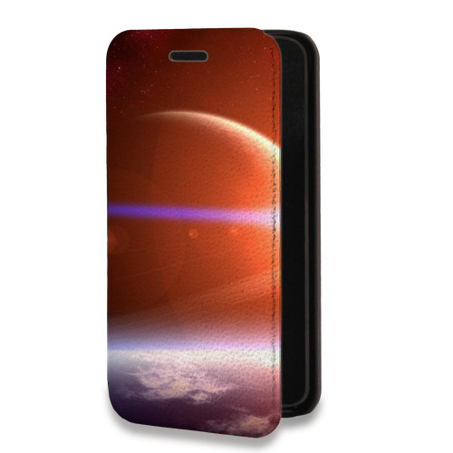 Дизайнерский горизонтальный чехол-книжка для Samsung Galaxy S10 Lite Планеты