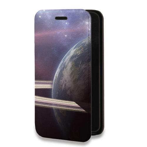 Дизайнерский горизонтальный чехол-книжка для Iphone 14 Pro Max Планеты