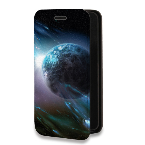 Дизайнерский горизонтальный чехол-книжка для Samsung Galaxy S10 Планеты
