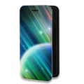 Дизайнерский горизонтальный чехол-книжка для Samsung Galaxy S20 FE Планеты