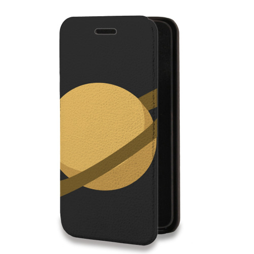 Дизайнерский горизонтальный чехол-книжка для Iphone Xr Сатурн