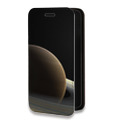 Дизайнерский горизонтальный чехол-книжка для Iphone 7 Сатурн