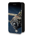 Дизайнерский горизонтальный чехол-книжка для Iphone 12 Pro Орбита