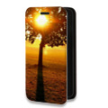 Дизайнерский горизонтальный чехол-книжка для Iphone 11 Солнце
