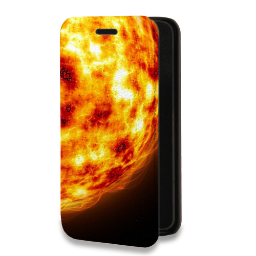 Дизайнерский горизонтальный чехол-книжка для Alcatel One Touch Idol 2 mini Солнце