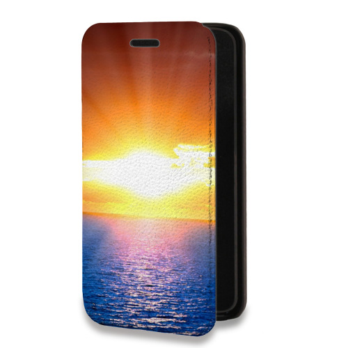 Дизайнерский горизонтальный чехол-книжка для Huawei Nova 9 SE Солнце