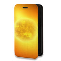 Дизайнерский горизонтальный чехол-книжка для Nokia 3.4 Солнце