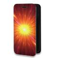 Дизайнерский горизонтальный чехол-книжка для Iphone 14 Pro Max Солнце