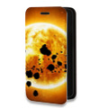 Дизайнерский горизонтальный чехол-книжка для Nokia 5.4 Солнце
