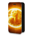 Дизайнерский горизонтальный чехол-книжка для Samsung Galaxy A51 Солнце