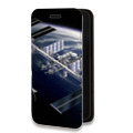 Дизайнерский горизонтальный чехол-книжка для Nokia X10 Орбита