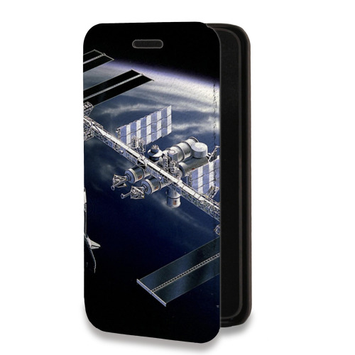 Дизайнерский горизонтальный чехол-книжка для Microsoft Lumia 640 XL Орбита