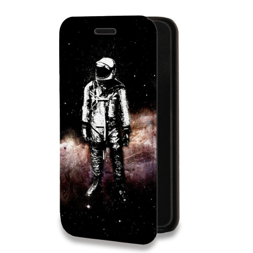 Дизайнерский горизонтальный чехол-книжка для Iphone 11 Pro Космонавт