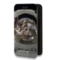 Дизайнерский горизонтальный чехол-книжка для Nokia 2.2 Космонавт