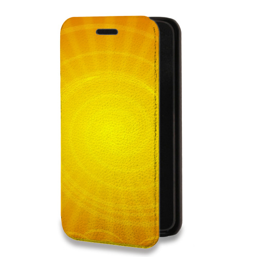 Дизайнерский горизонтальный чехол-книжка для Realme C11 Солнце