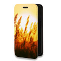 Дизайнерский горизонтальный чехол-книжка для Huawei Honor 50 Lite Солнце