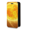 Дизайнерский горизонтальный чехол-книжка для Huawei Mate 10 Pro Солнце