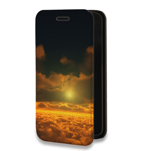 Дизайнерский горизонтальный чехол-книжка для Sony Xperia 5 III Солнце