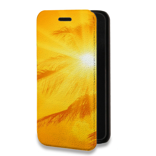 Дизайнерский горизонтальный чехол-книжка для Huawei Y5p Солнце