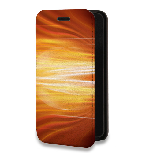Дизайнерский горизонтальный чехол-книжка для Iphone 13 Pro Max Солнце