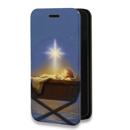 Дизайнерский горизонтальный чехол-книжка для OnePlus 8T Рождество Христово