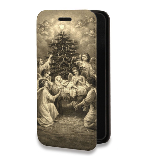 Дизайнерский горизонтальный чехол-книжка для OnePlus 8T Рождество Христово