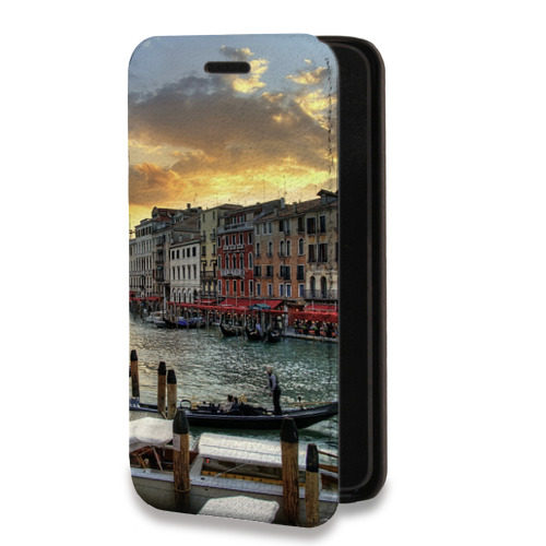 Дизайнерский горизонтальный чехол-книжка для Huawei Honor 20 Венеция