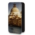 Дизайнерский горизонтальный чехол-книжка для Samsung Galaxy A30 Венеция