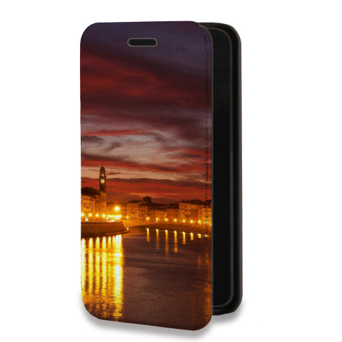 Дизайнерский горизонтальный чехол-книжка для Iphone 11 Pro Max Венеция