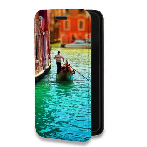 Дизайнерский горизонтальный чехол-книжка для Huawei P40 Lite E Венеция